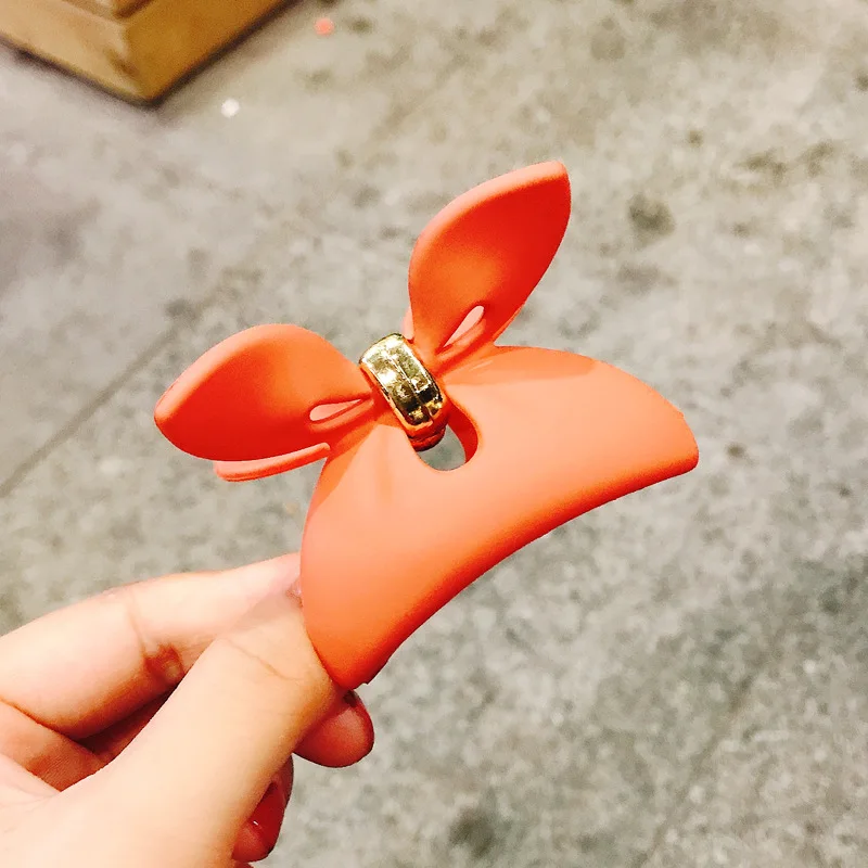 Frosted Hairpins Big Hair Claw Crab Butterfly Plastic Clips For Women Barrettes Claws Accessories |