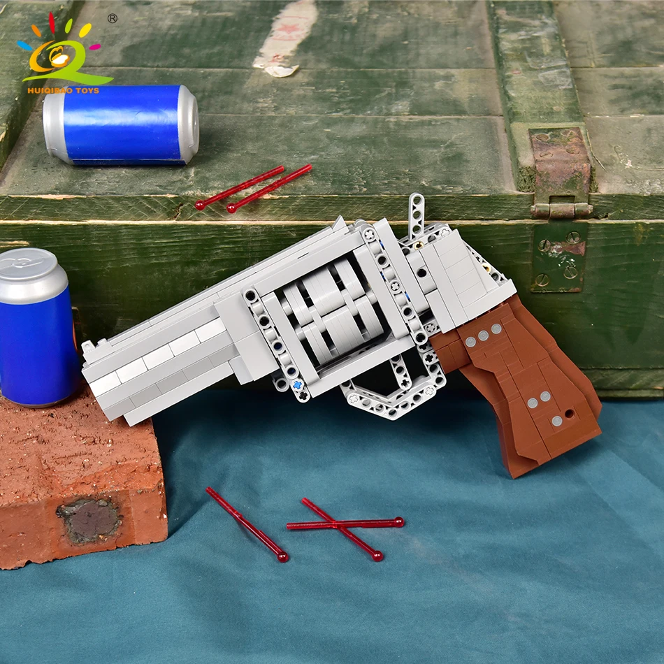 

Military Gun 475PCS M625 Revolver Model Building Blocks Set Weapon Brick City DIY Game Toys For Children Boys