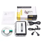 Кассетный плеер с USB-преобразователем кассеты в MP3, музыкальный проигрыватель для захвата звука, кассета, записывающее устройство, портативный радиоплеер