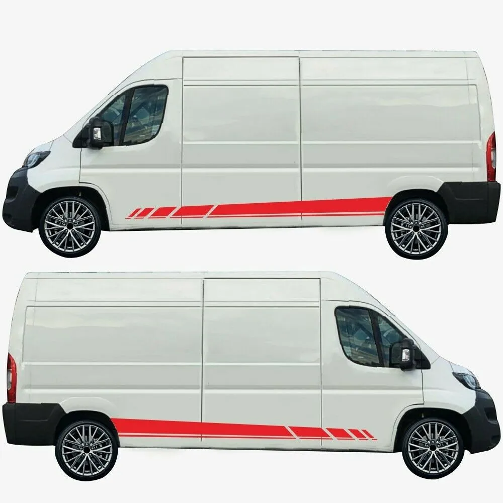 

1 Pairs Car Body Side Decals 270cm X 15cm For Car Truck SUV Long Stripe