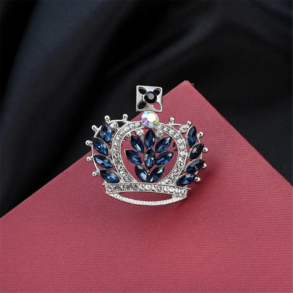 Стразы броши в виде цветка для женщин Винтажный дизайн бутик модные ювелирные