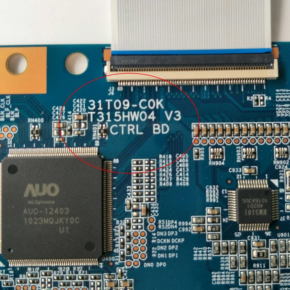 T-CON Logic Board 31T09-C0K T315HW04 V3 CTRL BD For 46inch TV UA46C6200UF LA46C630K1F LN46C630K1FXZA un46c6300sf un46d6000sf