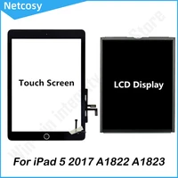 a1822 a1823 for ipad 5 2017 touch screen digitizer panel home assembly lcd display screen repair for ipad 5 2017 a1822 a1823
