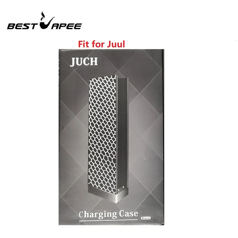 Универсальный совместимый для JUUL Зарядка для электронной сигареты fit Vape ручка комплект JUUL00 мобильная зарядка стручки футляр для хранения 1100 мАч