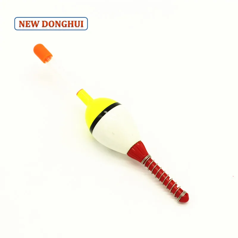 

AGAPE Balsa Wood Night Fishing Bobber Spring Float 7/8 x 6 inch Pan Fish Floats G4
