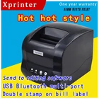 Принтер Xprinter XP 365B для ярлыков от 20 до 80 мм, устройство для изготовления этикеток, чеков, QR-кодов, Bluetooth, LAN, USB