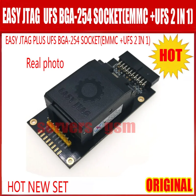 2022 Новейший ОРИГИНАЛЬНЫЙ Easy-Jtag Plus UFS разъем BGA-254 / Адаптер EMMC 254 (EMMC + UFS 2 В 1) для EASY JTAG PLUS BOX работает на.