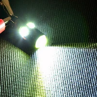2pcs car led auto lamp 5w 12v light bulbs with bifocal lens white light
