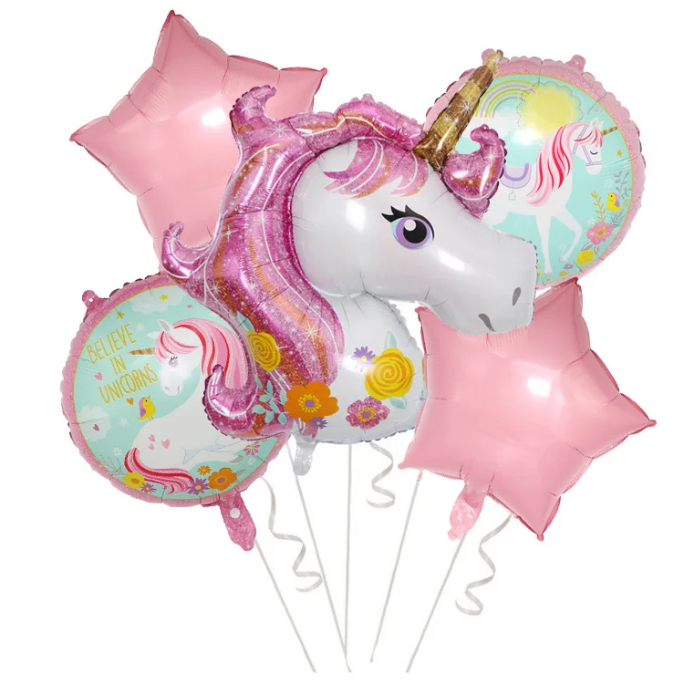 

Rainbow Horse Birthday Party Balloon Unicorn Theme Party Decoration Balloon Baby Birthday Party Decoration Balloon Package