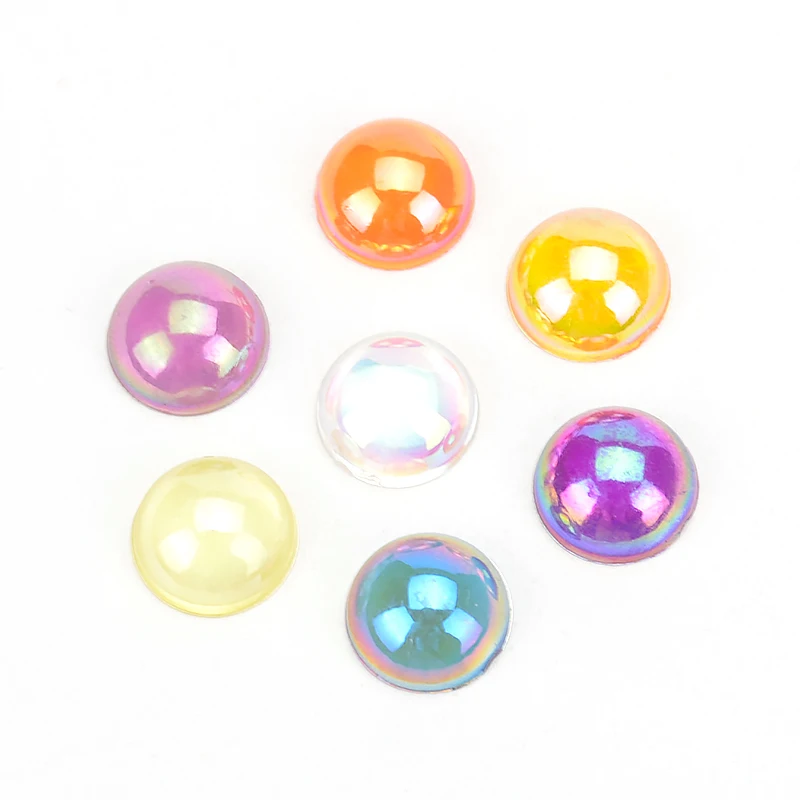 100 шт. Имитация кошачьего глаза плоские круглые бусины 10 мм натуральный опал