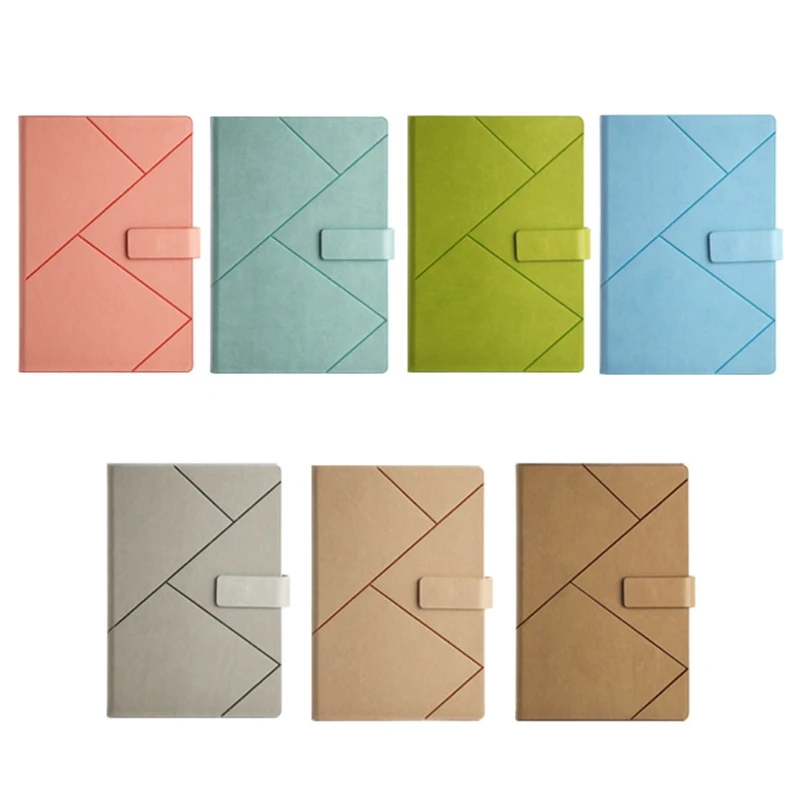 

Thicken Leather A5 B5 Journal Notebook Business Daily Planner Notepad with Buckle Stationery School Supplies