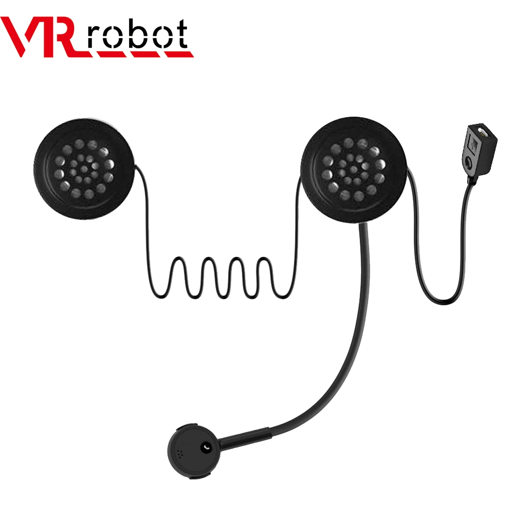 Гарнитура для мотоциклетного шлема VR robot Bluetooth 5 0 гарнитура режима свободные руки