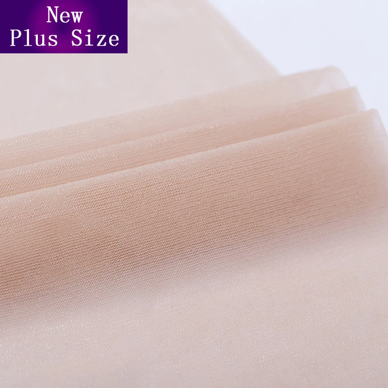 

6 Pairs Fat buttocks Anti-snagging Ultra Thin Pregnant Women Plus Size Stockings Women's Solid Color High-waist Under100KG