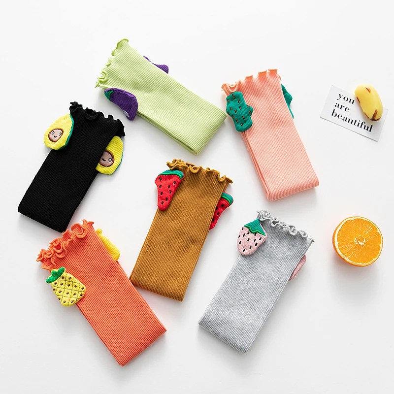 Новые детские носки без пятки на весну и осень Детские хлопковые однотонные