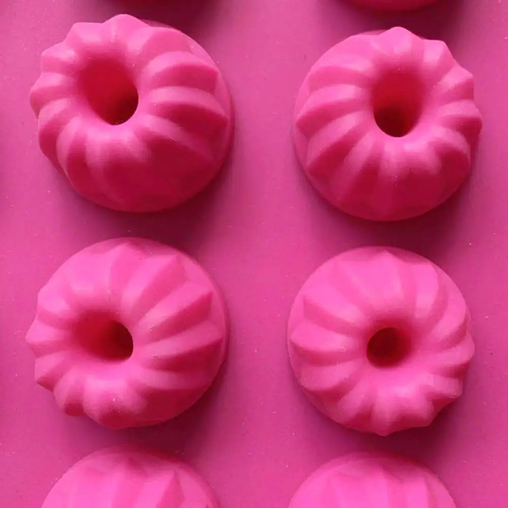 20 необычных пончиков для торта силиконовая форма выпечки гибкая лоток льда