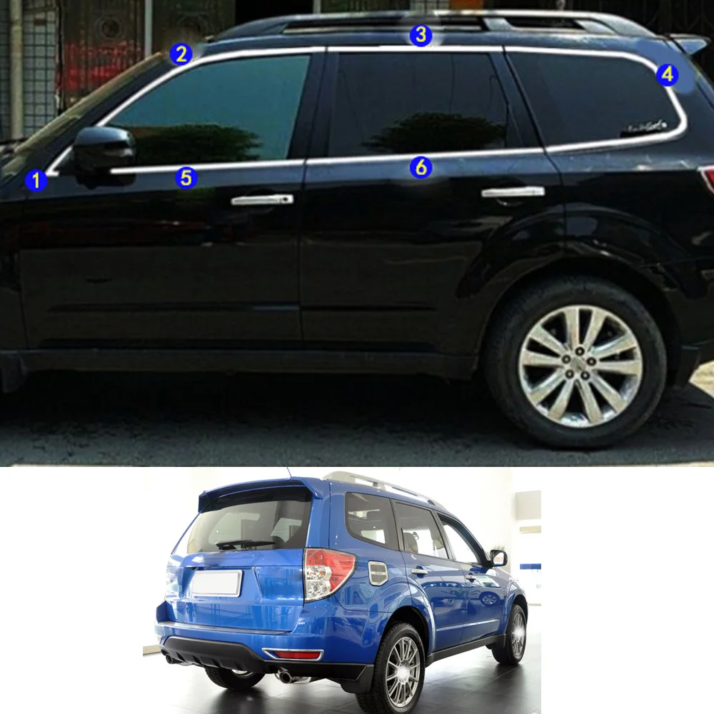 

Наклейка на автомобиль для Subaru Forester 2009, 2010, 2011, 2012, 2013, украшение, столб, окно, средняя полоса, обрезанная рамка, капоты