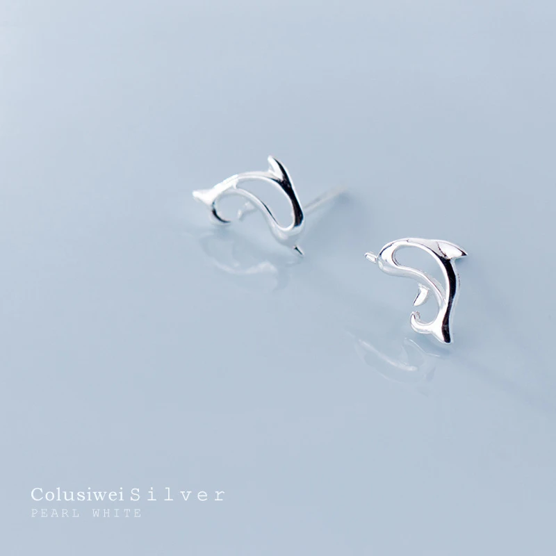 Colusiwei минималистский дизайн Аутентичные 925 стерлингового серебра с симпатичным
