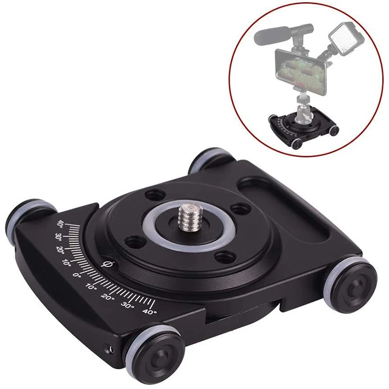 Камера вращающийся слайдер Dolly автомобильный ролик алюминиевая настольная