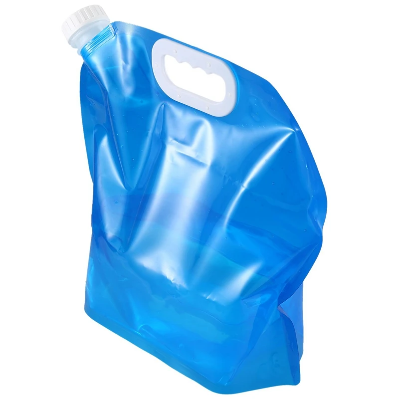 2Pcs Foldable Water Can 5 Liter/10 Liters Blue | Спорт и развлечения