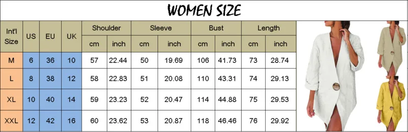 

New Women's Autumn Winter Coat Women Solid Coats Casual Long Sleeve Suit Top Waist Loose Formal Outwear Blazers