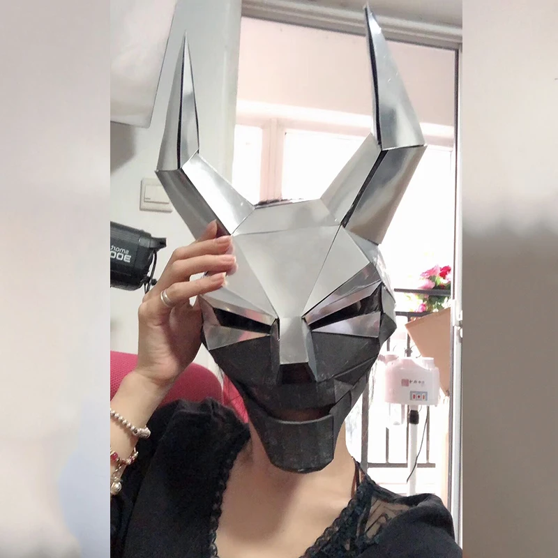 Вечерние зеркальные маски Rave Mask серебряная маска для косплея костюм призрака