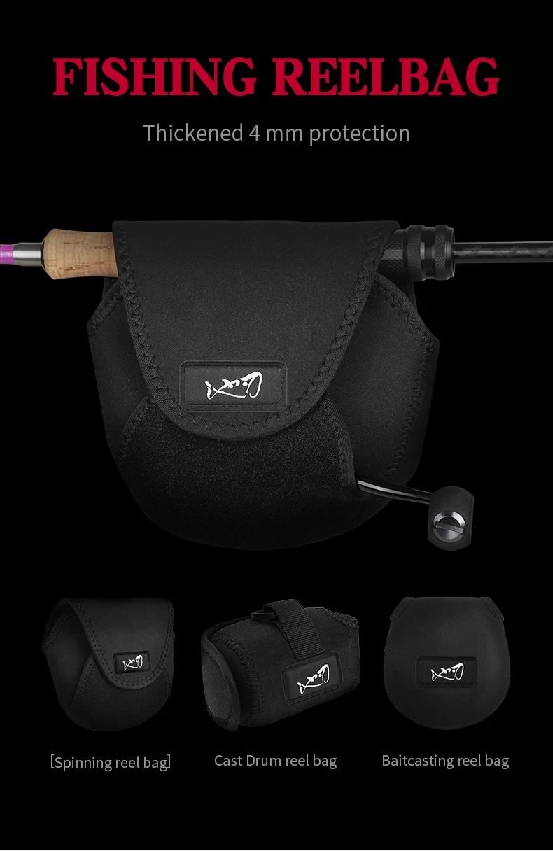 LINNHUE портативная Рыболовная катушка сумка водонепроницаемый защитный чехол для