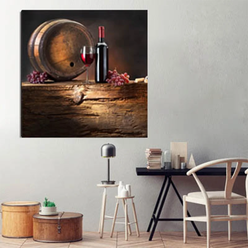 Декоративная картина для спальни гостиной прикроватного столика бутылка