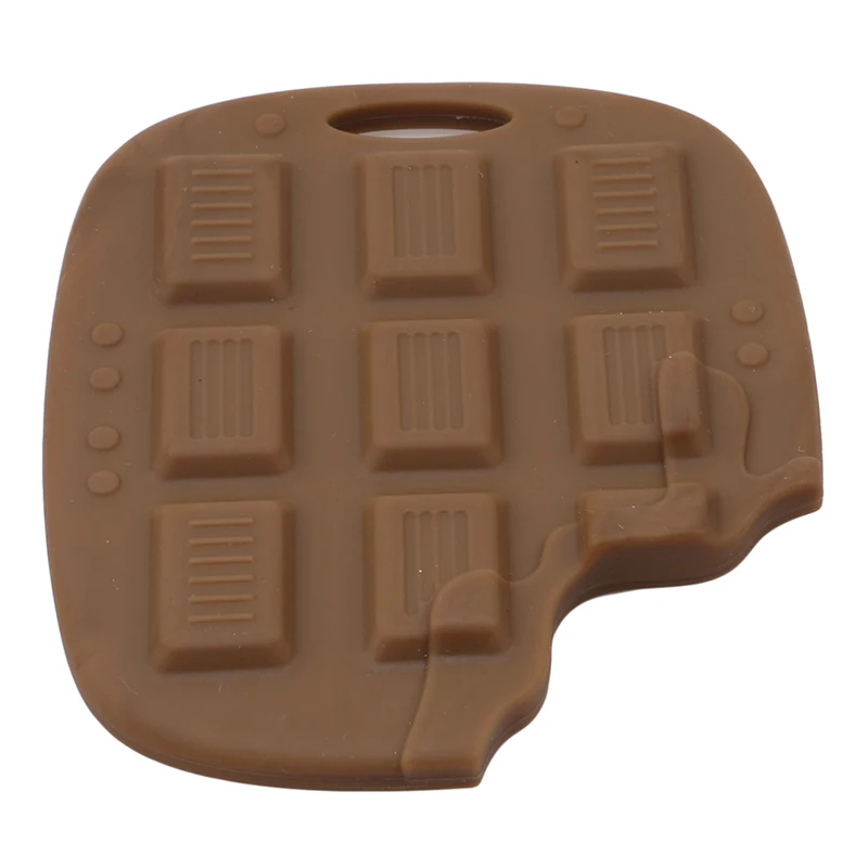 Пищевая силиконовая Прорезыватель бисквит резиновое детское кольцо для