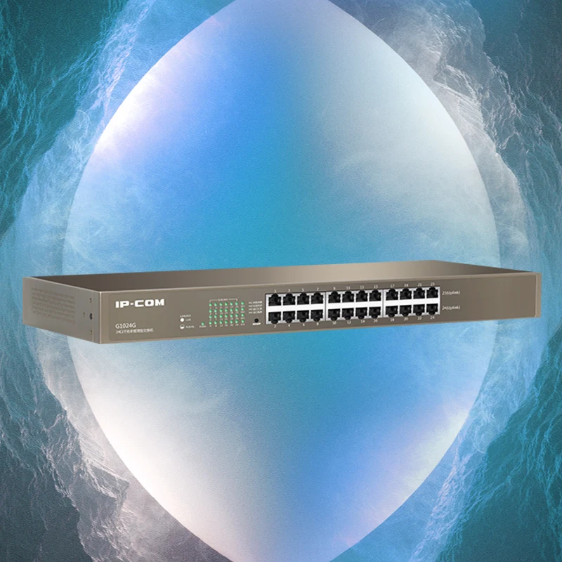 IPCOM G1024G 24 портовый 1000M гигабитный сетевой коммутатор автоматический MDI/MDI X