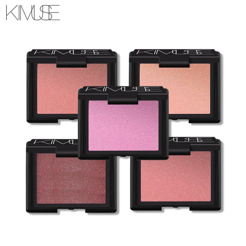 Kimuse Miao Color Monochrome Hyun-Color Blush Natural Ruddy Trimming Stereo Rouge Cross Border Hot Selling KS705 | Красота и здоровье