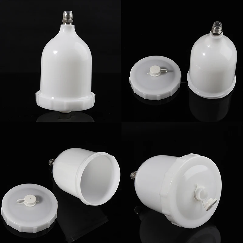 Высокое качество 600 мл Белый пластиковый распылитель чашка горшок краска для