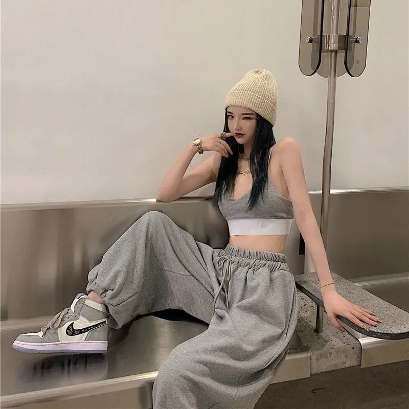 

Spring and summer sports pants women's loose and versatile trend students' Korean Harem Pants