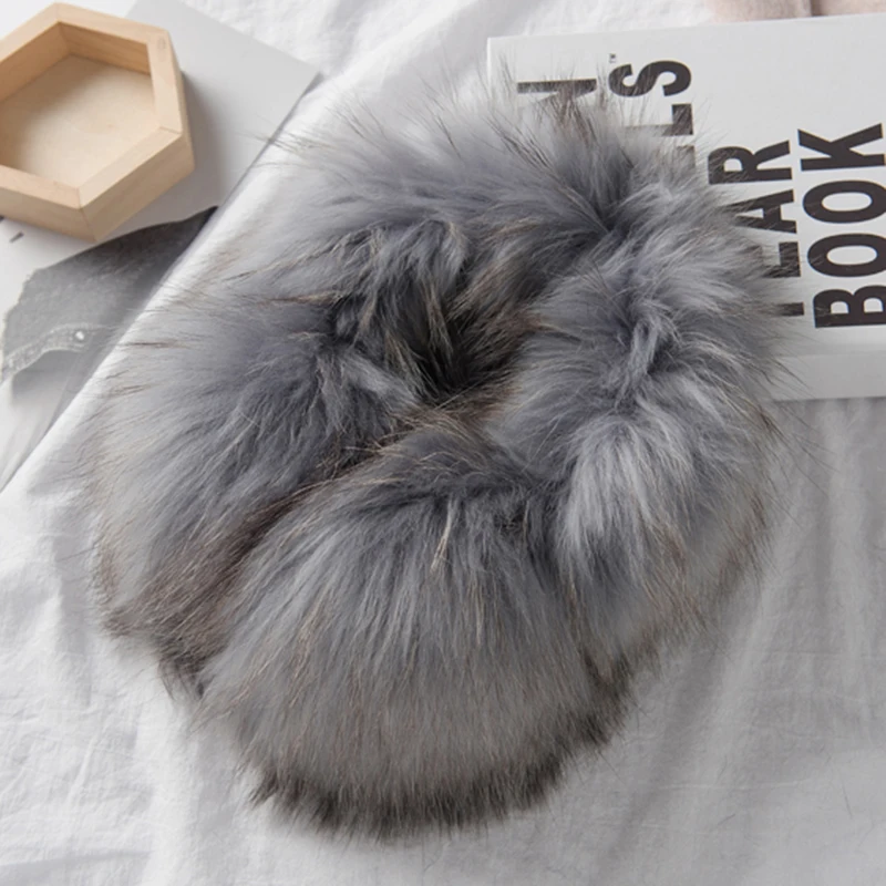 2020 новые женские теплые наушники из натурального меха енота с динамиком мягкие