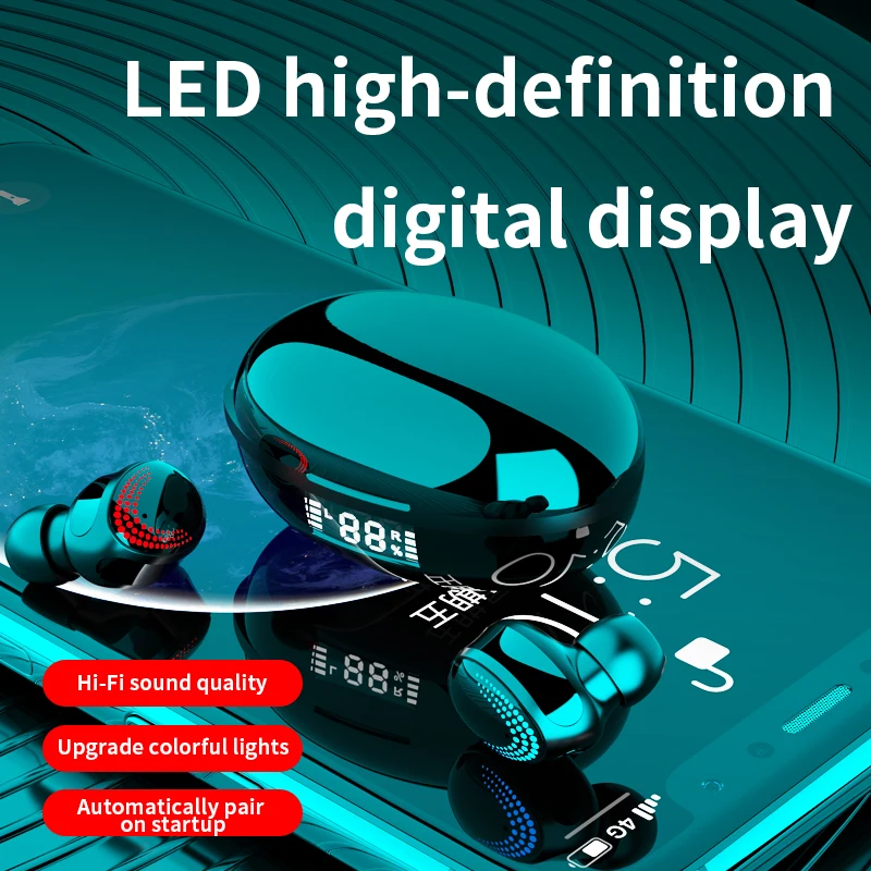 K1 5 0 Новые Беспроводные сенсорные мини-наушники с цифровым дисплеем | Электроника