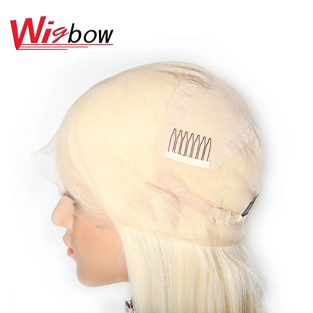 Wigbow OneCut прямые волосы 613 полностью кружевные человеческие бразильские парики