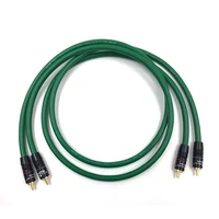 hifi 2328 silver plated 2rca cable high quality 6n ofc hifi rca male to male audio cable