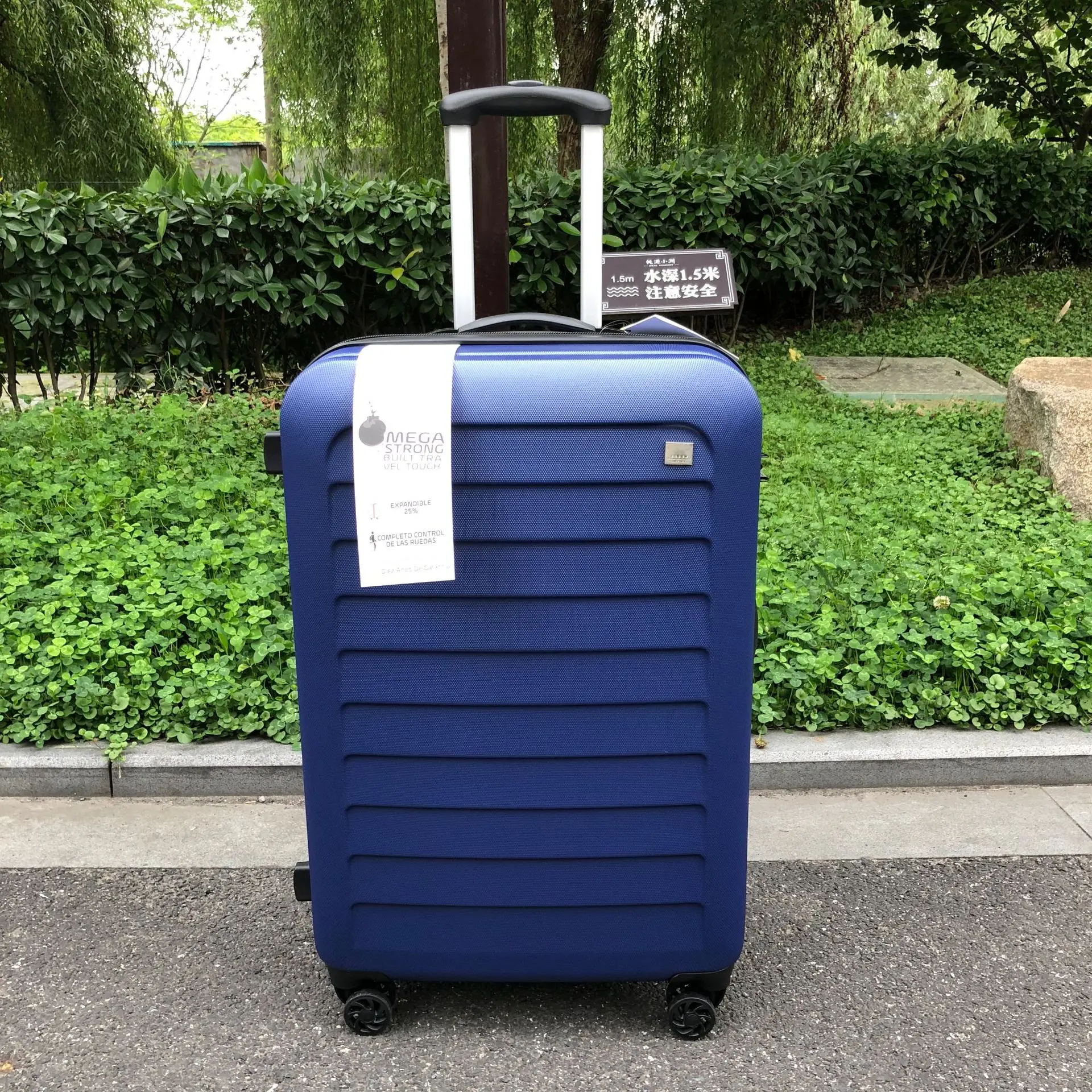 blue 1pcs Travel tale 2" 25 29" дюймов АБС расширяемый чемодан на колесиках чемодан красного и черного цвета на колёсиках с колесами - Цвет: blue 1pcs