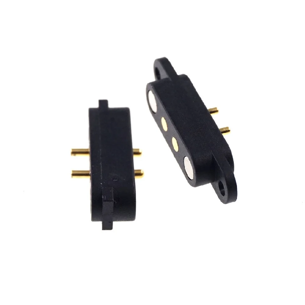 Подпружиненный штыревой разъем 2 пары штырька магнитный штырь 8 мм прямое