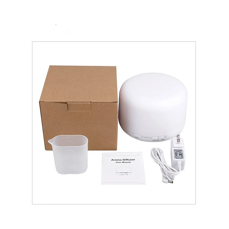 

500ML Humidifier Inspired Air Diffuser Ultrasonic Essential Oil with Aromatherapy With 7 Color Night Lamps For Home Office