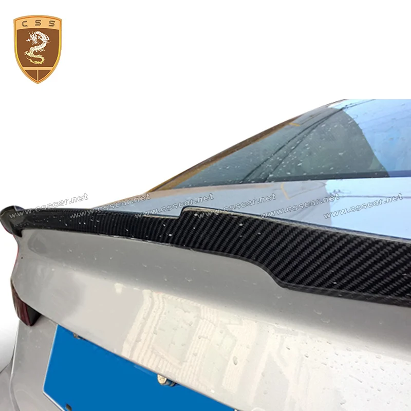 

Cheapest Price Dry Carbon Fiber Car Racing Rear Spoiler For Audi A3 Small V Style