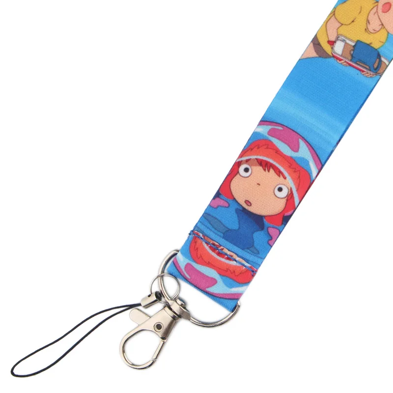 CA89 Blinghero Ponyo на скале, ремешок для ключей, ремешок для мобильного телефона, для ключей, ID, держатель для карт, 1 шт