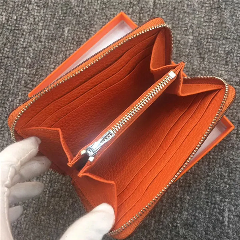 Брендовый дизайнерский высококачественный мягкий кожаный кошелек короткий
