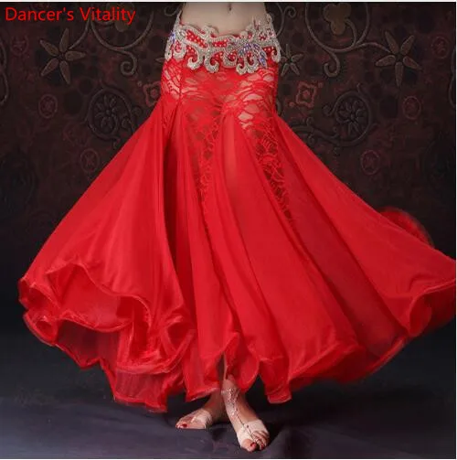 Новый Belly Dance Одежда Профессиональная Длинные Рыба Хвост Юбки Обернутая Юбка