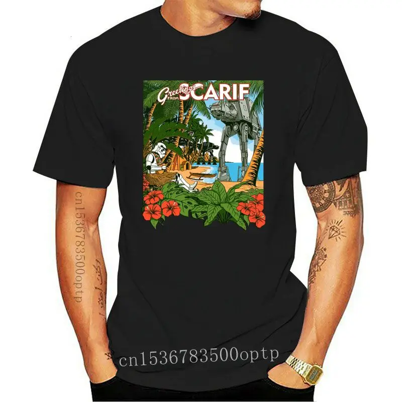 

New Printed Men T Shirt Cotton tshirt Greetings from Scarif O-Neck Short-Sleeve Women T-Shirt