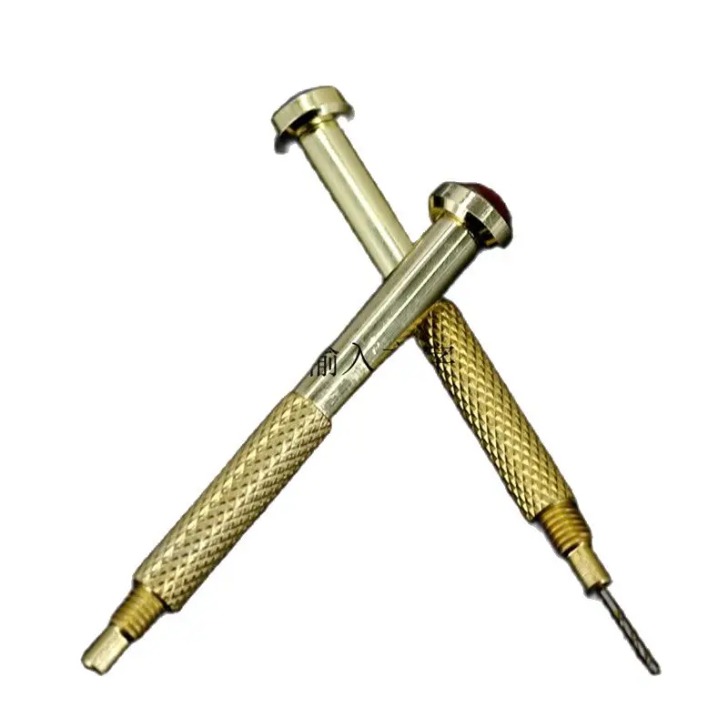 Золотая ручная дрель для пирсинга нейл-арта-Используйте прокола отверстия на