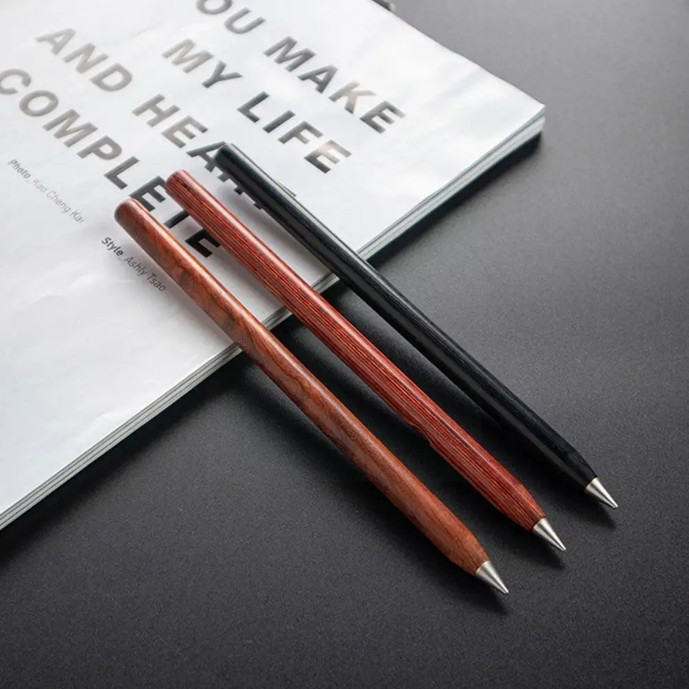 

Unlimited Writing Eternal Pencil Wooden Without Ink Student Pencil Signature School Stationery Cute Pen Supplies Office D9b2