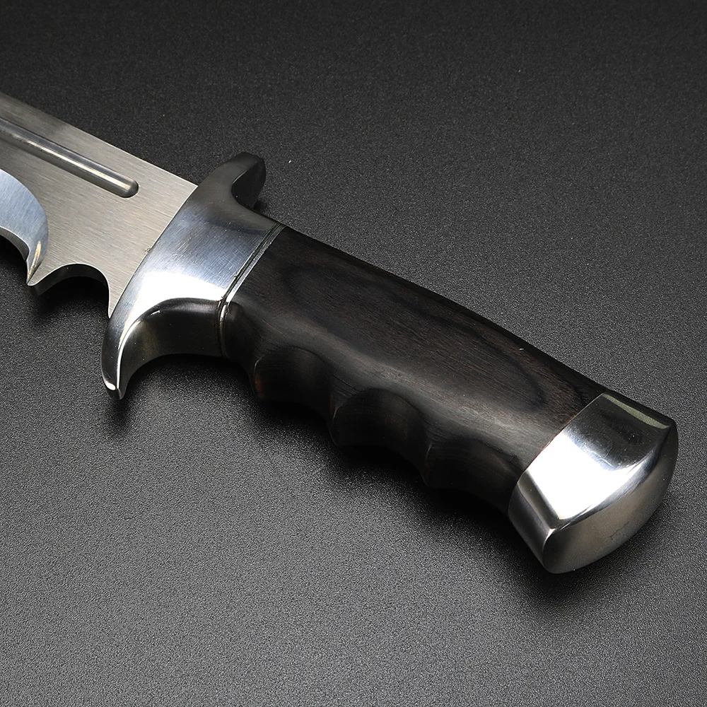 Wild survival straight knife radon geometry camping hunting portable self-defense | Knife