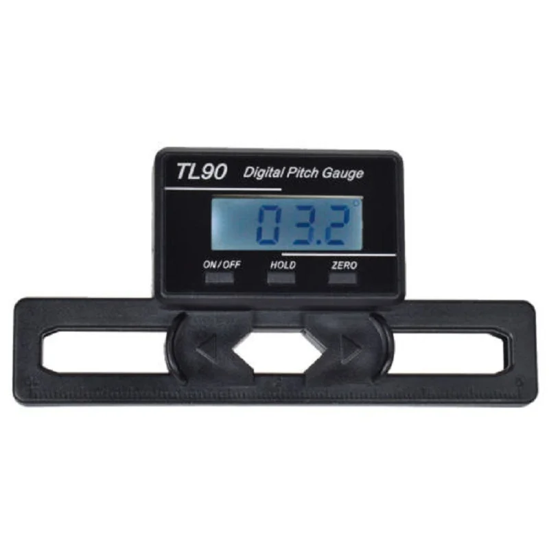 

TL90 LCD display Digital Pitch Gauge Blades degree angle for align 450 700 RC Helicopter
