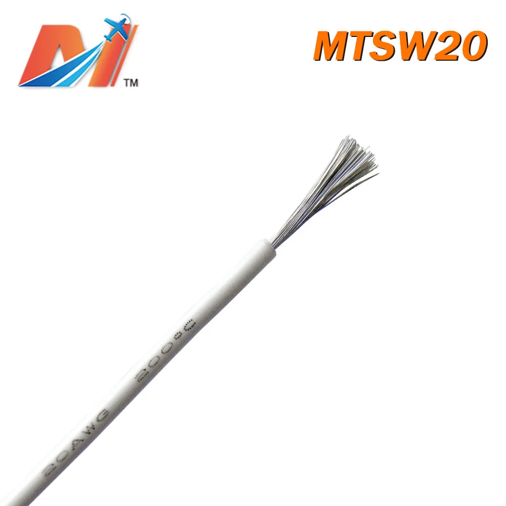 Maytech распродажа (1 метр) кремниевый провод питания AWG20 белого цвета|Силовая