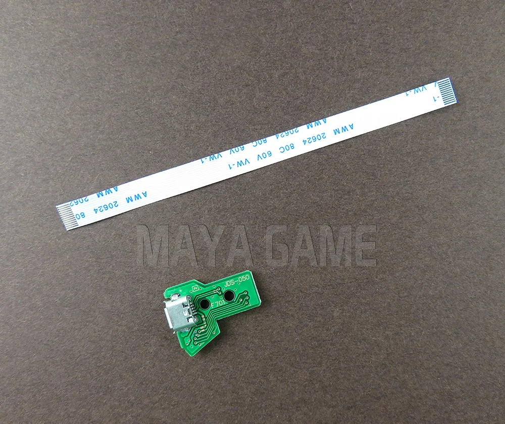 Зарядное устройство черз порт USB гнездо на плату цепи JDS 001 011 030 040 050 055 с ленточным кабелем для Playstation 4 PS4 Pro контроллер комплект из 2 предметов
